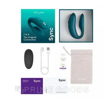 Вибратор для пар We-Vibe Sync 2 зеленый от sex shop primegoods фото 4