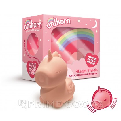 Вибромассажер Unihorn - Heart Throb с режимом пульсации от sex shop primegoods фото 8