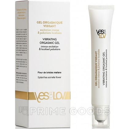Жидкий вибратор YESforLOV Vibrating Orgasmic, унисекс, 20 мл от sex shop primegoods