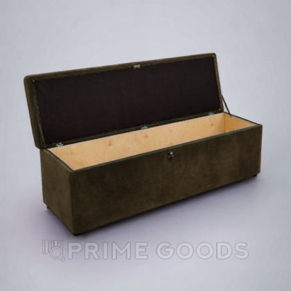 Мягкий диван-софа с полостью для хранения секс куклы коричневый (замша) от sex shop primegoods фото 4