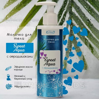 Молочко для тела «SWEET AQUA» с афродизиаками, 200 мл от sex shop primegoods фото 4