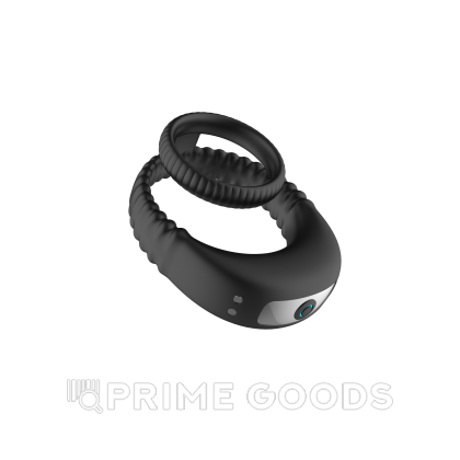 Двойное эрекционное кольцо с вибрацией от sex shop primegoods