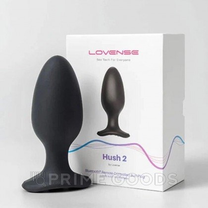 Анальная вибропробка Hush 2 второго поколения с управлением на расстоянии от Lovense (L: 57*150 Мм.) от sex shop primegoods фото 9