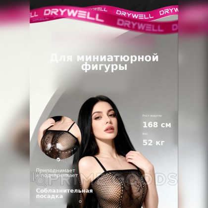 Эротическая бодисетка с имитацией чулок Drywell (S-M) от sex shop primegoods фото 12