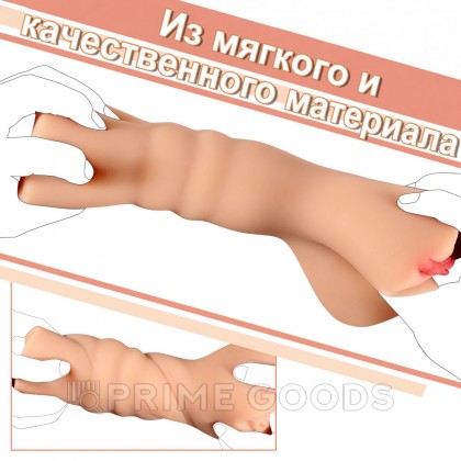Реалистичный мастурбатор SHEQU JUDITH  от sex shop primegoods фото 3