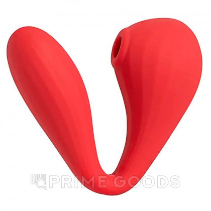 Вакуумный вагинально-клиторальный стимулятор Bobi red от Magic Motion от sex shop primegoods