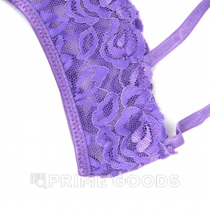 Стринги с доступом Purple Bow (XL) от sex shop primegoods фото 3