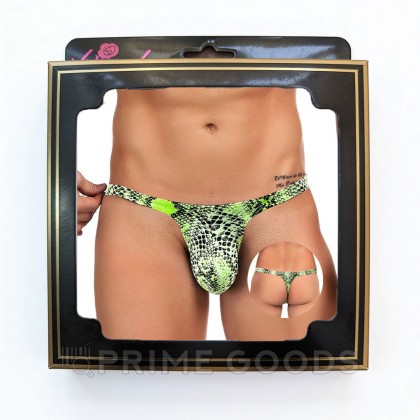 Мужские стринги Snakeskin (S) от sex shop primegoods фото 2