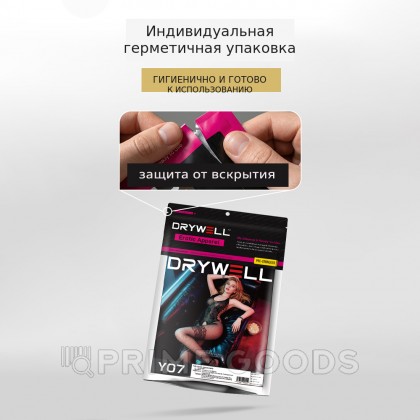 Бодисетка Drywell с кружевным узором «роза» (S-M) от sex shop primegoods фото 8