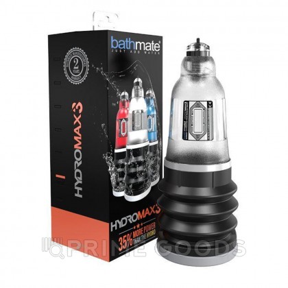 Гидропомпа Bathmate HYDROMAX-3 прозрачная от sex shop primegoods