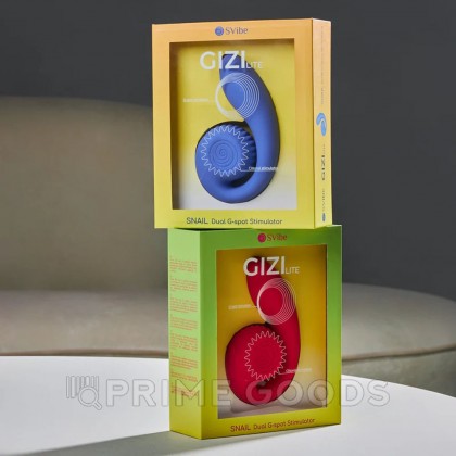 Двойной стимулятор точки G SVibe Snail GIZI Lite dragonfruit, розовый от sex shop primegoods фото 7