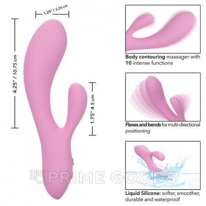 Вибратор-кролик ультрагибкий CalExotics Contour Zoie, 10.75 x 3.25 см от sex shop primegoods фото 13