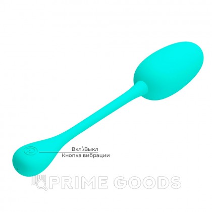 Виброяйцо Knucker, бирюзовое от sex shop primegoods фото 4