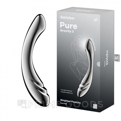 Двусторонний фаллоимитатор Satisfyer Pure Gravity 3 (21*4) - primegoods.kz Двусторонний фаллоимитатор Satisfyer Pure Gravity 3 (21*4) от sex shop primegoods