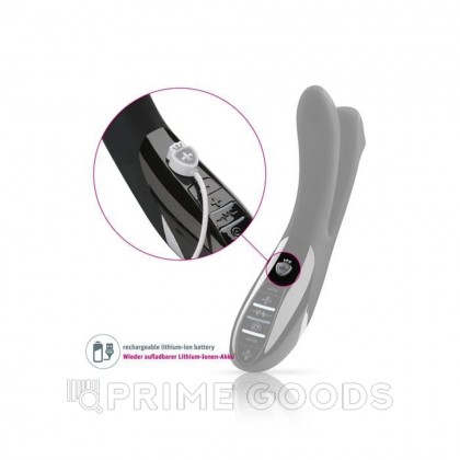 MYSTIM Вибратор с электростимуляцией Tingling Aparte eStim черный от sex shop primegoods фото 3