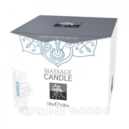 Массажные свечка с ароматом Амбра от Shiatsu 130 гр. от sex shop primegoods фото 4