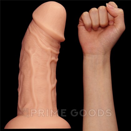 Фаллоимитатор на присоске Realistic Curved Dildo (24 см) от sex shop primegoods фото 13
