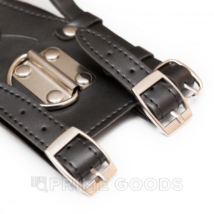 Кляп-шарик с поводком - Пикантные штучки Черный от sex shop primegoods фото 5