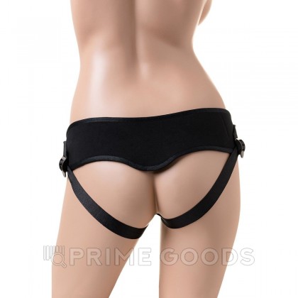 Страпон с огромной насадкой Lovetoy, 24.5х6.7 см, бежевый от sex shop primegoods фото 5