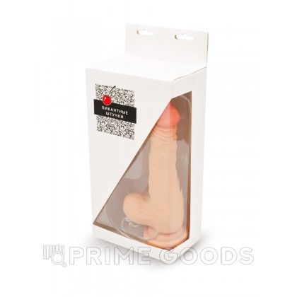 Пикантные штучки - фаллоимитатор с вибрацией, 22х3.5 см Телесный от sex shop primegoods фото 2