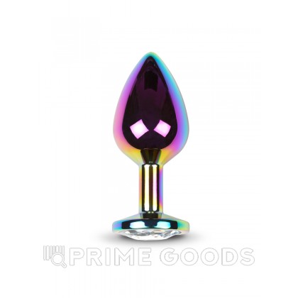 Пикантные штучки - анальная пробка с кристаллом, 7х3 см Белый от sex shop primegoods фото 5