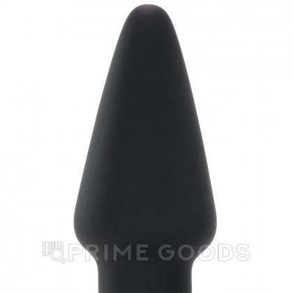 Анальная пробка с эффектом римминга Rimmers Model R Smooth Rimming Plug with Remote, черный, 14.2х4.8 см от sex shop primegoods фото 4