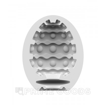 Satisfyer Egg Single Bubble - инновационный влажный мастурбатор-яйцо, 7х5.5 см Белый от sex shop primegoods фото 2