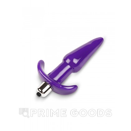 Браззерс - анатомическая анальная пробка, 14х3 см Фиолетовый от sex shop primegoods фото 2