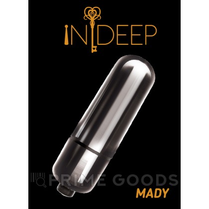 Вибропуля Indeep Mady, 6 см Серебристый от sex shop primegoods фото 8