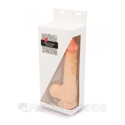 Пикантные штучки - реалистик с вибрацией, 25х4 см Телесный от sex shop primegoods фото 3