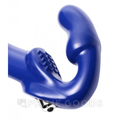 Безремневой вибро страпон Revolver II Strap U, 25 см, синий от sex shop primegoods фото 2