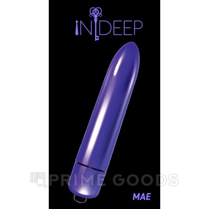 Вибропуля Indeep Mae, 9 см Серебристый от sex shop primegoods фото 4