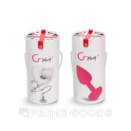 Маленькая дизайнерская анальная пробка с вибрацией Gvibe Gplug 8 см (ex. Fun Toys) ярко-синий от sex shop primegoods фото 8