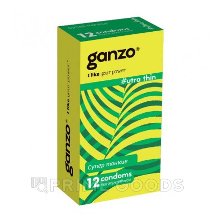Презервативы Ganzo Ultra thin, 12 шт от sex shop primegoods