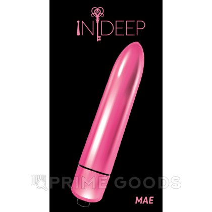 Вибропуля Indeep Mae, 9 см Серебристый от sex shop primegoods фото 6