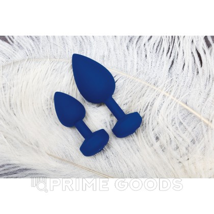 Маленькая дизайнерская анальная пробка с вибрацией Gvibe Gplug 8 см (ex. Fun Toys) ярко-синий от sex shop primegoods фото 2