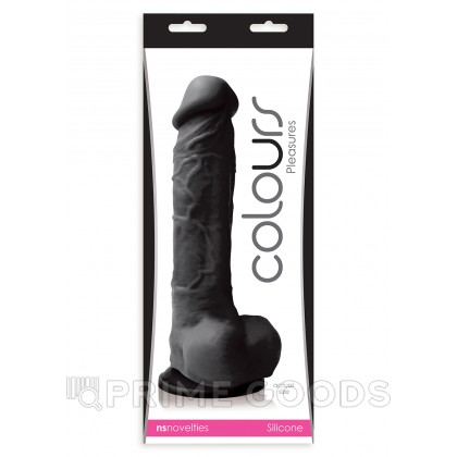 Фаллоимитатор Colours Pleasures Large Черный от sex shop primegoods фото 2