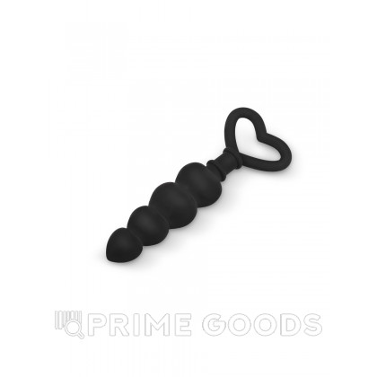 Пробка анальная рельефная Brazzers 15х3,5 см черная  от sex shop primegoods фото 2