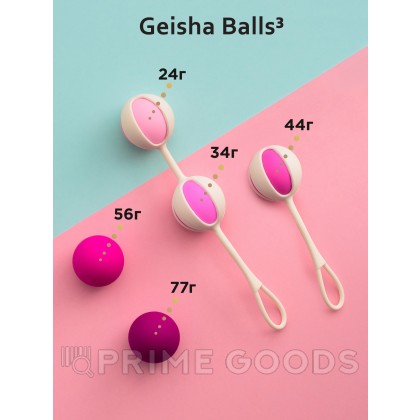 Вагинальные шарики Geisha Balls 3, 17х3 см от sex shop primegoods фото 5