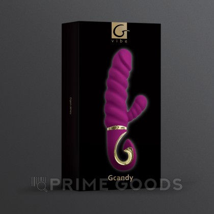 Gvibe Gcandy - Невероятный витой вибратор с клиторальным стимулятором, 22х3.5 см от sex shop primegoods фото 3