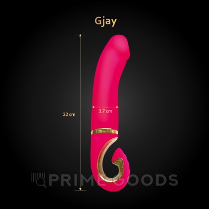 Gvibe Gjay - Эргономичный вибратор из самого реалистичного материала, 22х3.7 см от sex shop primegoods фото 3