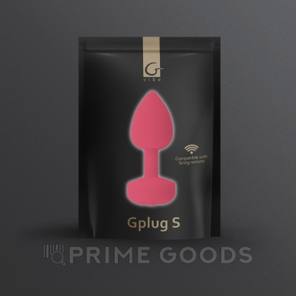 Gvibe Gplug Small - Инновационная маленькая дизайнерская пробка с вибрацией, 8х2.8 см (розовая) от sex shop primegoods фото 6