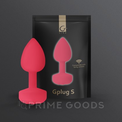 Gvibe Gplug Small - Инновационная маленькая дизайнерская пробка с вибрацией, 8х2.8 см (розовая) от sex shop primegoods фото 7