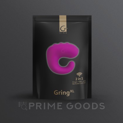 Gvibe Gring XL - Вибрирующее кольцо на палец 2 в 1, 5х3.7 см от sex shop primegoods фото 7