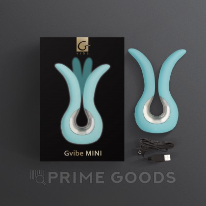 Вибратор Gvibe Mini Tiffany Mint Gift Box, мятный, 10,5 см от sex shop primegoods фото 4