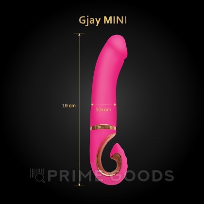 Gvibe Gjay Mini - Эргономичный вибратор из самого реалистичного материала, 19х3.5 см от sex shop primegoods фото 6