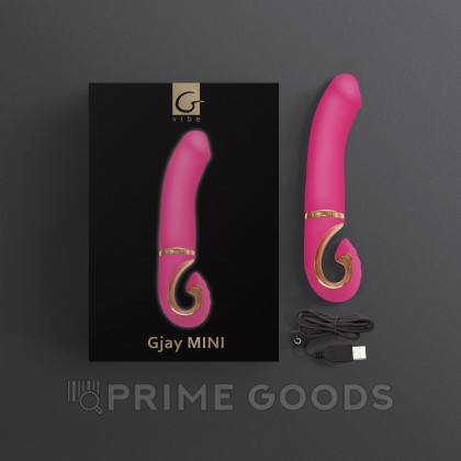 Gvibe Gjay Mini - Эргономичный вибратор из самого реалистичного материала, 19х3.5 см от sex shop primegoods фото 3