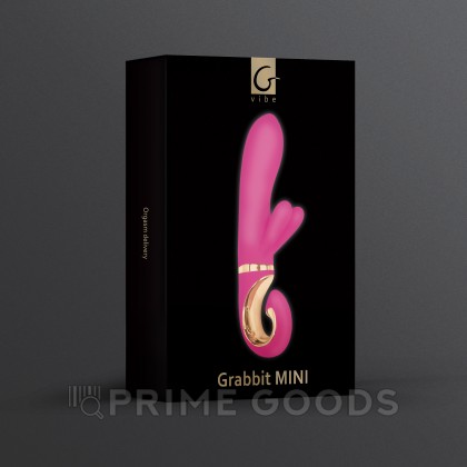 Gvibe Grabbit Mini - Уменьшенный вибратор для клитора и точки G с тремя моторами, 19х3.5 см от sex shop primegoods фото 3