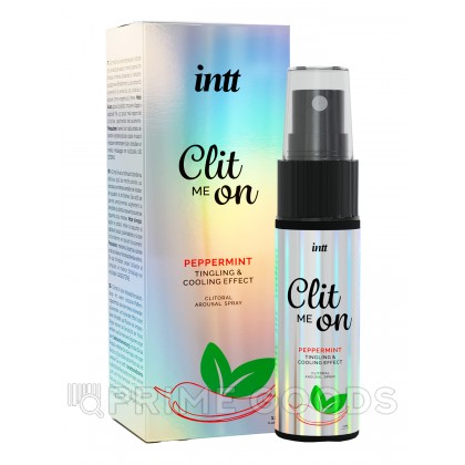 Intt Clit Me On Peppermint - Охлаждающий жидкий вибратор для клитора с мятным вкусом, 12 мл от sex shop primegoods