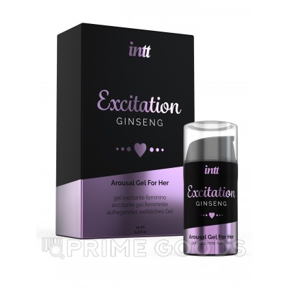 Intt Excitation - возбуждающий гель с женьшенем для женщин, 15 мл от sex shop primegoods